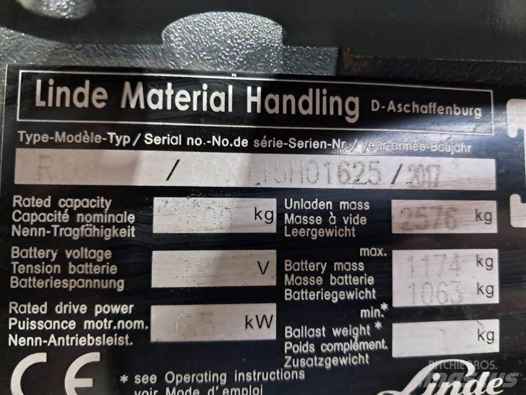 Linde R16S Reach trucks
