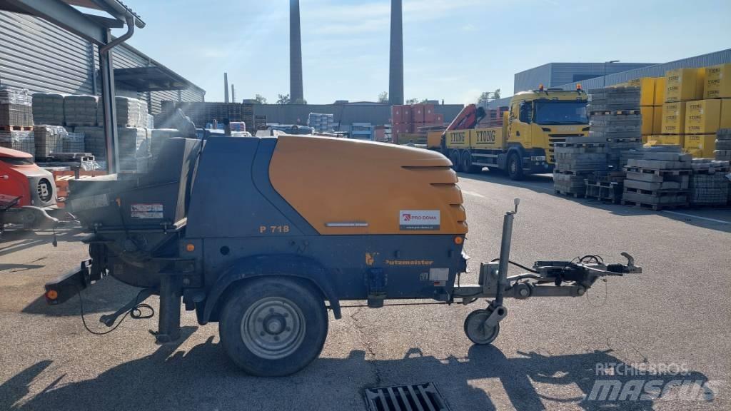 Putzmeister P 718 TD Concrete pump trucks
