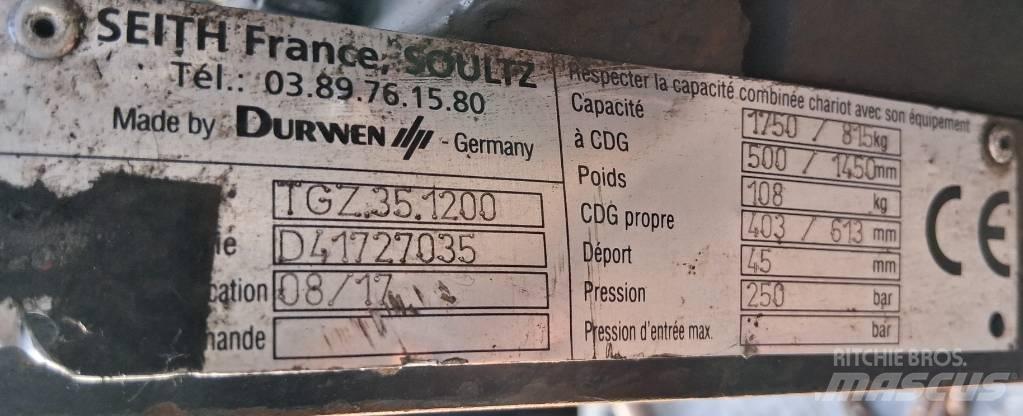 Mitsubishi FB 35 N Electric forklift trucks