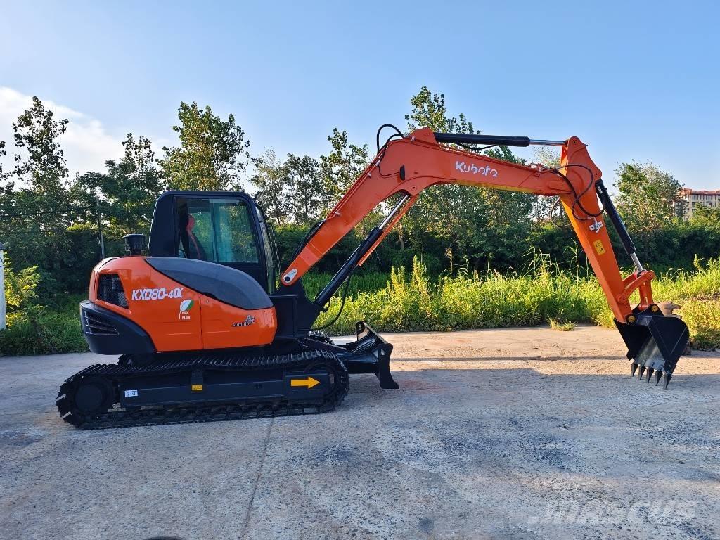 Kubota KX 080-4 CX Midi excavators  7t - 12t