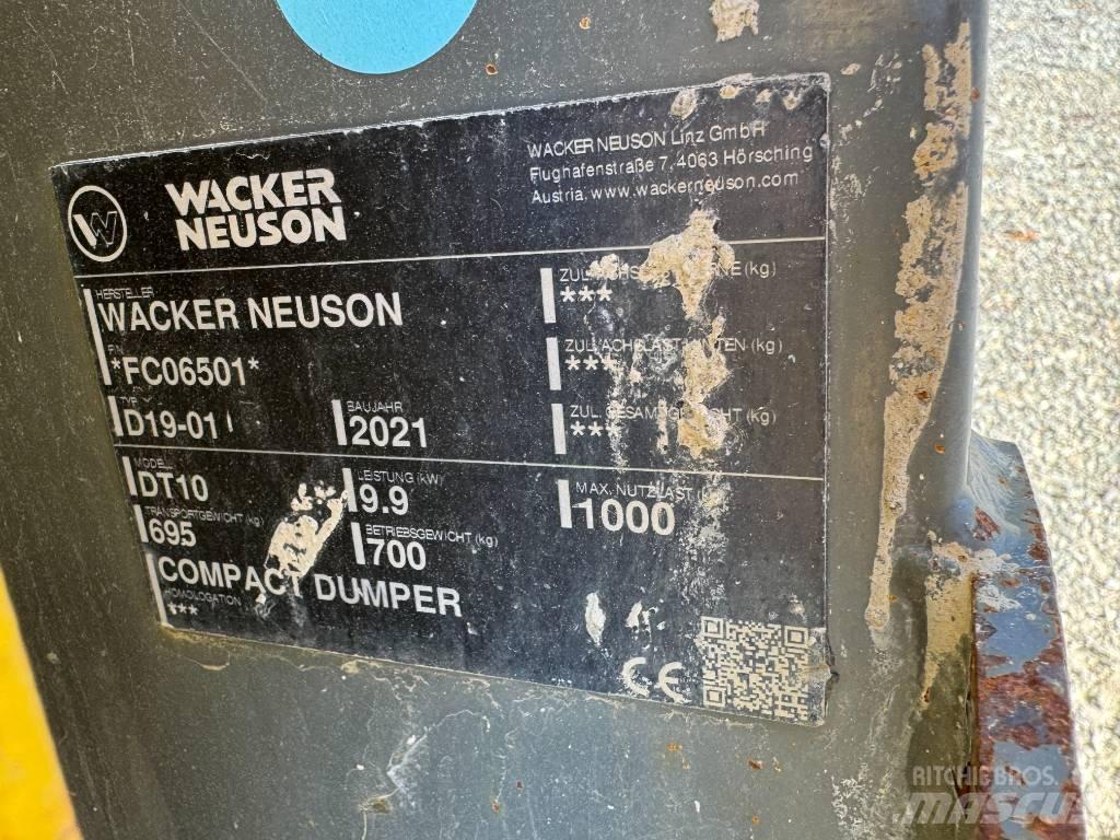 Wacker Neuson DT10 Tracked dumpers