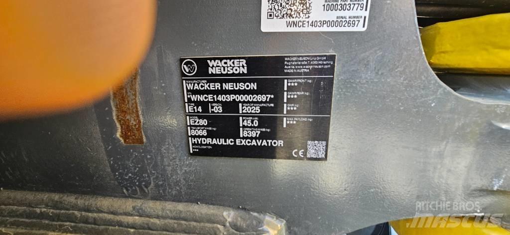 Wacker Neuson EZ 80 Midi excavators  7t - 12t