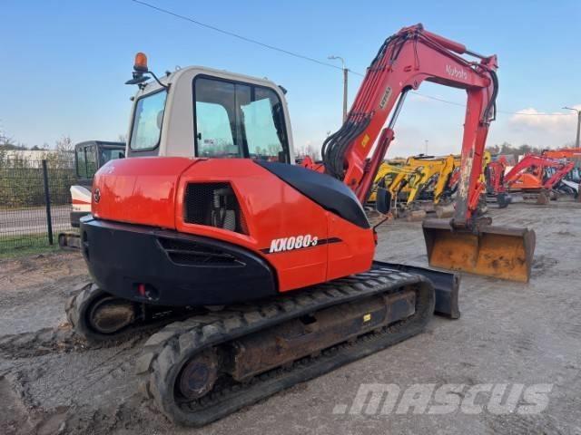 Kubota KX 080-3 Midi excavators  7t - 12t