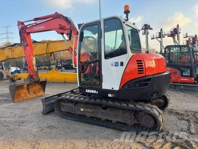Kubota KX 080-3 Midi excavators  7t - 12t