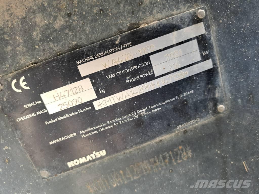 Komatsu WA475-10E0 Wheel loaders