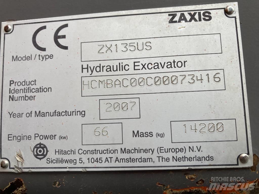 Hitachi ZX 135 Crawler excavators
