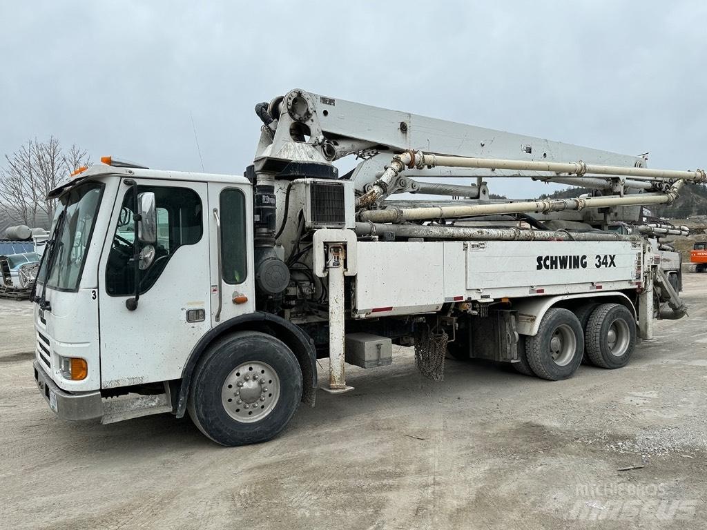 Schwing 34x Concrete pump trucks