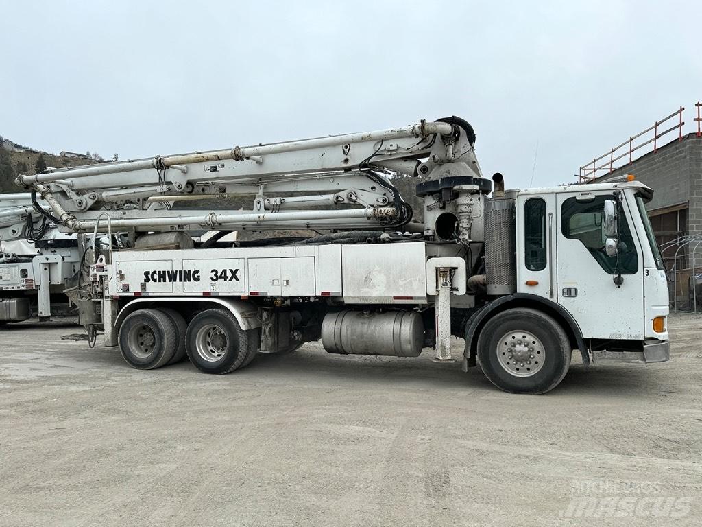 Schwing 34x Concrete pump trucks