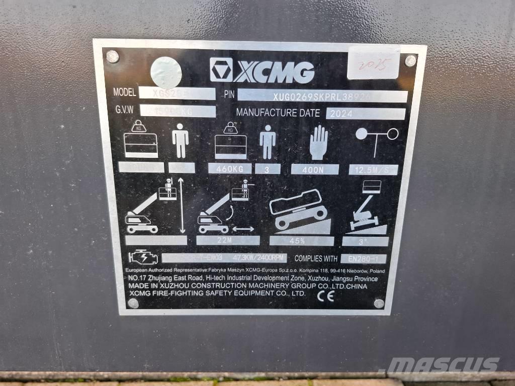 XCMG XGS28E1 | 2024 Telescopic boom lifts
