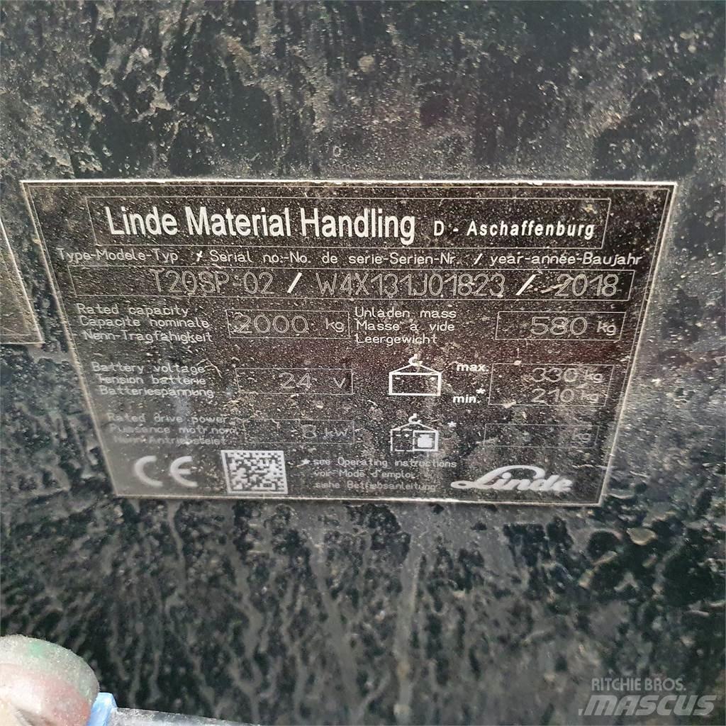 Linde T20SP kurz Low lifter