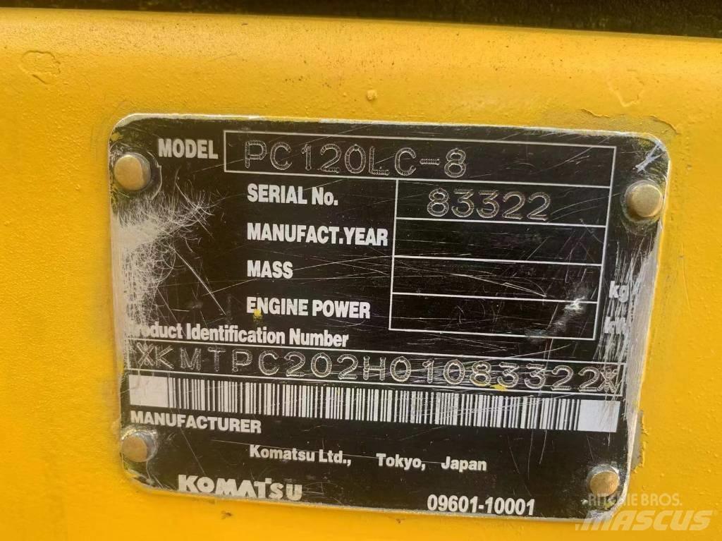 Komatsu PC 120-8 Midi excavators  7t - 12t