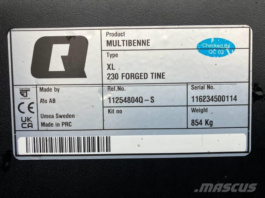 Ålö Multibenne XL Front loader accessories