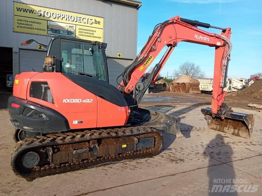 Kubota KX 080 Midi excavators  7t - 12t
