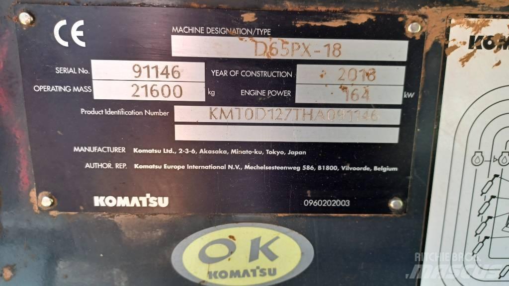 Komatsu D65PX-18 Crawler dozers