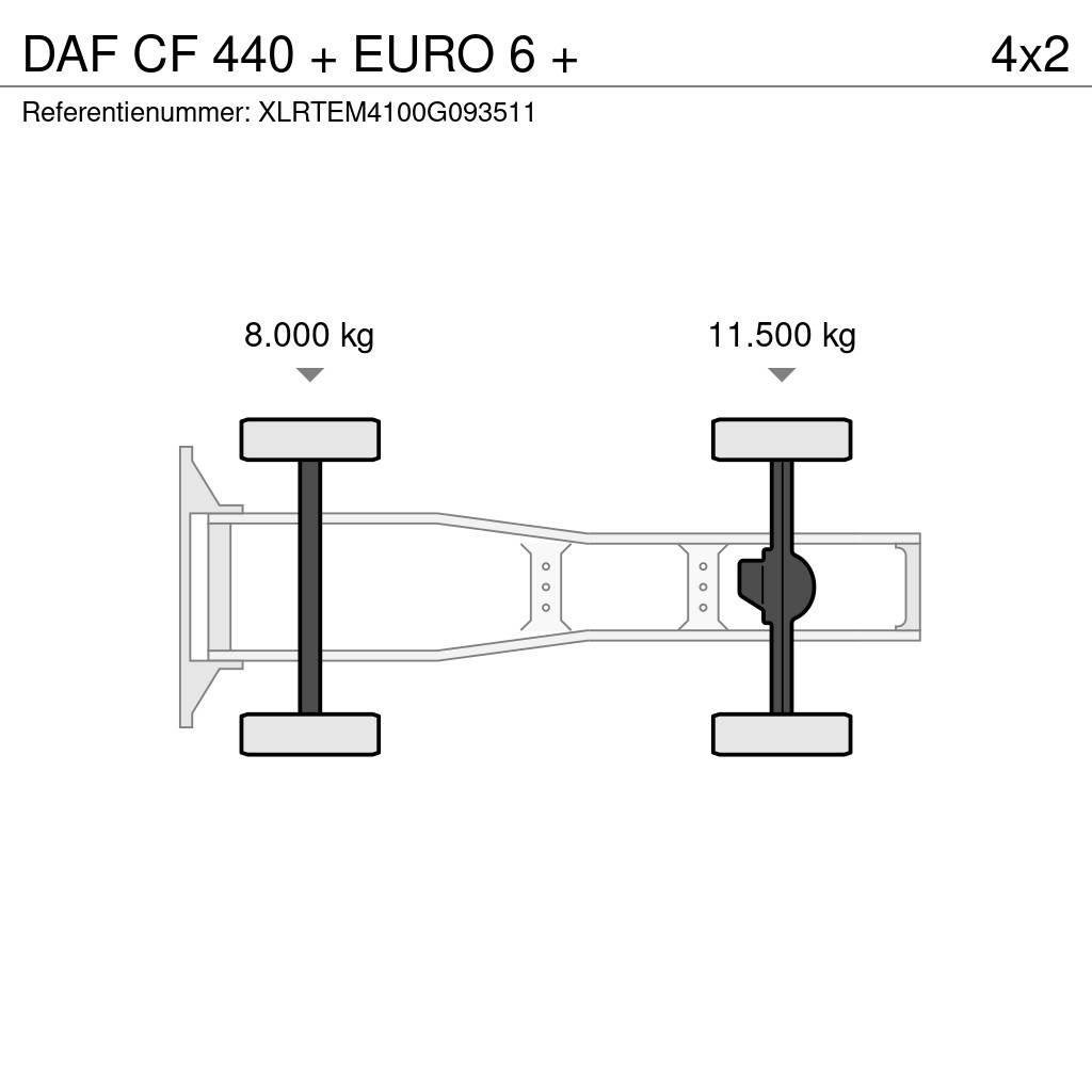 DAF CF 440 + EURO 6 + Tractor Units