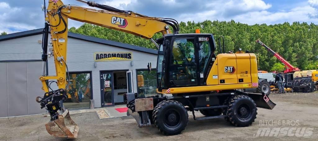CAT 314 Wheeled excavators