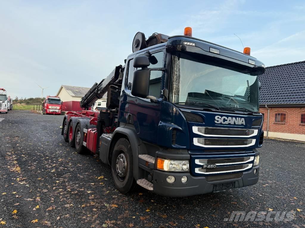 Scania P450 8x2/4 Cable lift demountable trucks