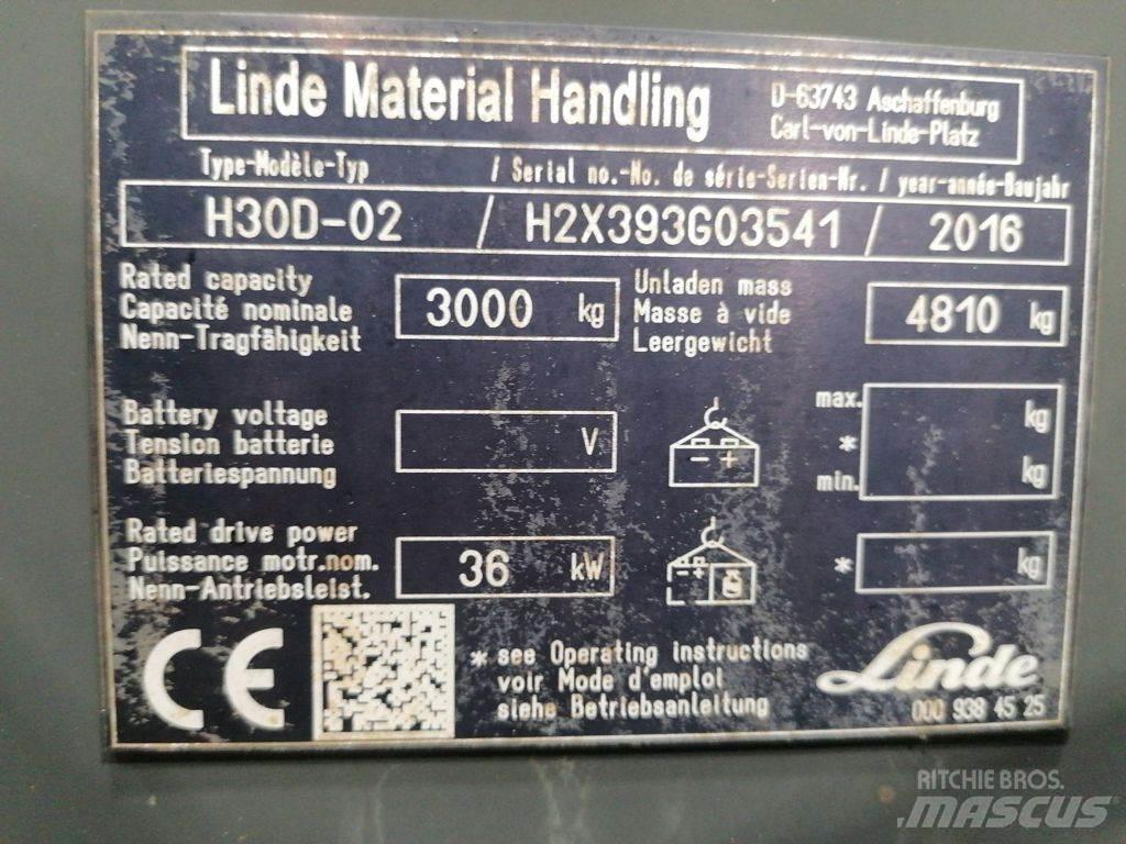 Linde H30D-02 Diesel trucks
