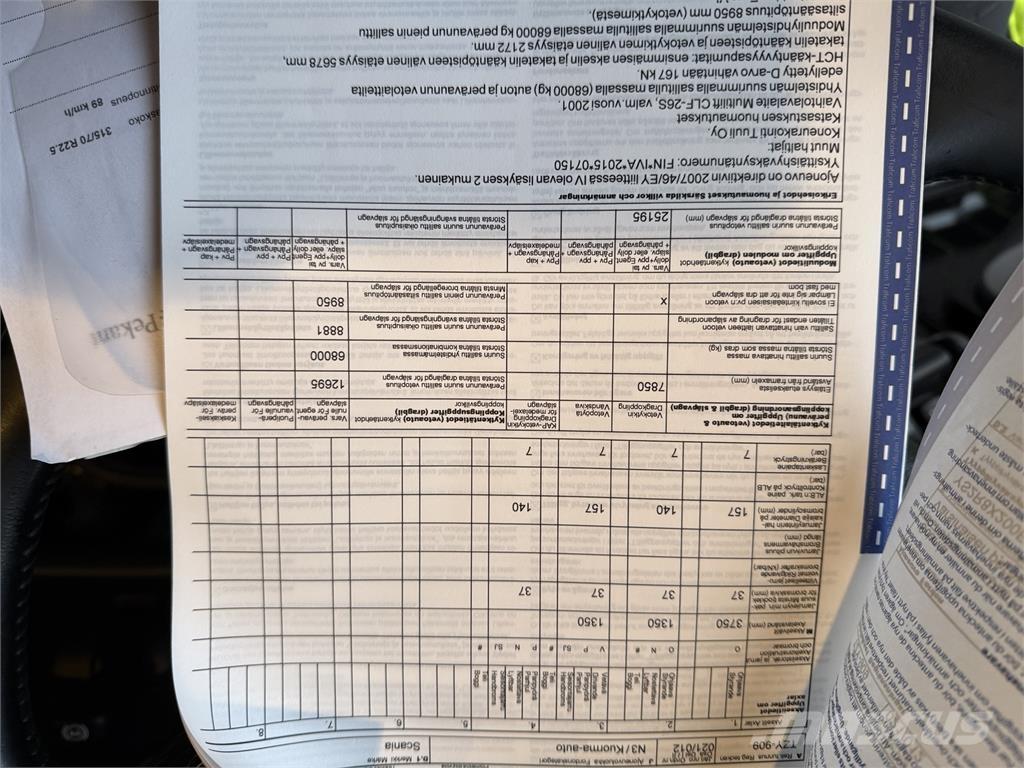 Scania R 580 8X2 Cable lift demountable trucks