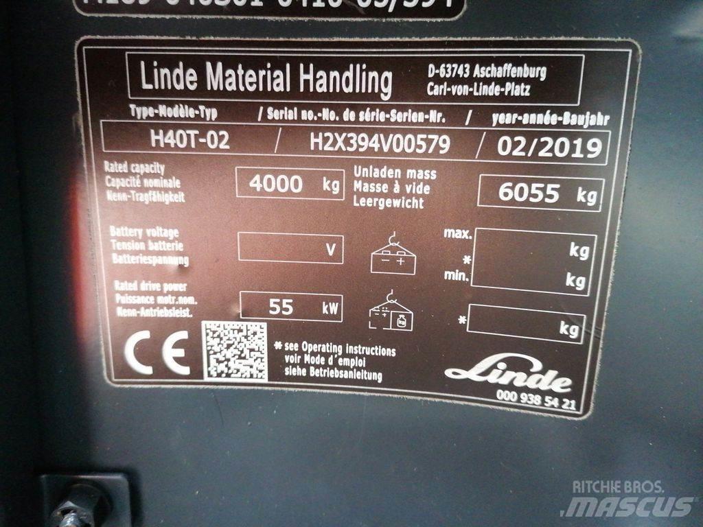 Linde H40T-02 LPG trucks