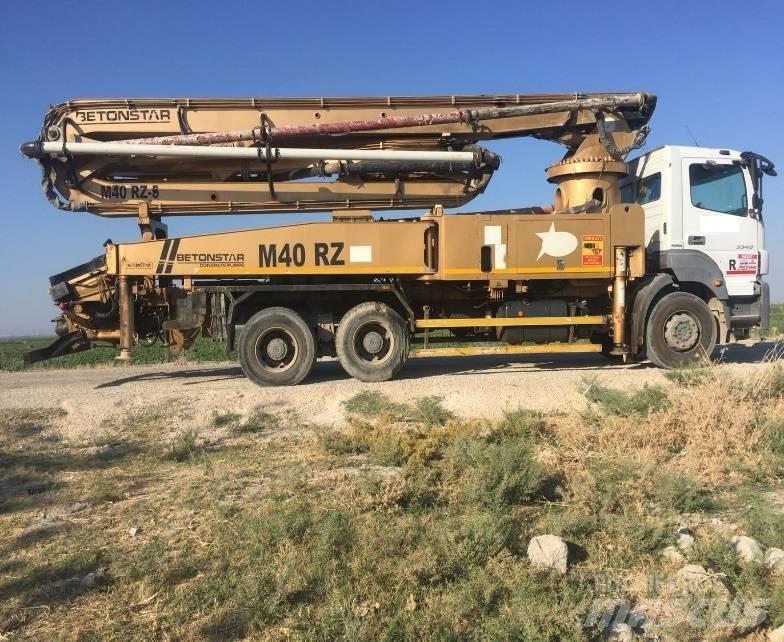 Betonstar 40M-5RZ Concrete pump trucks