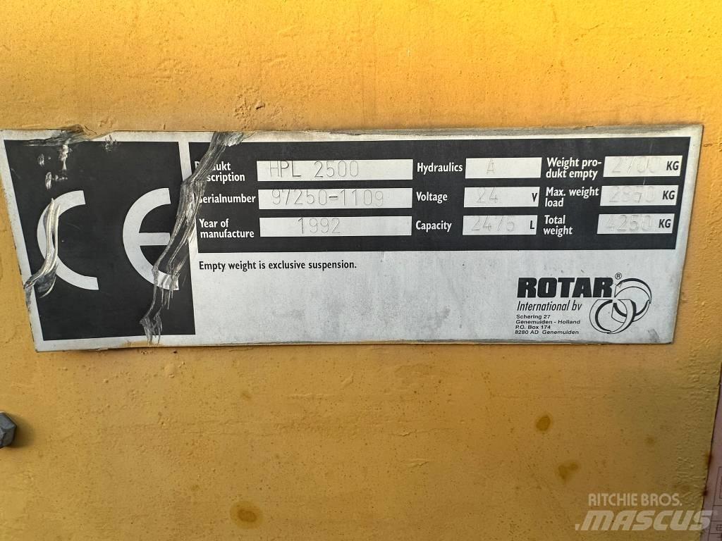 Rotar HPL 2500 Waste sorting equipment