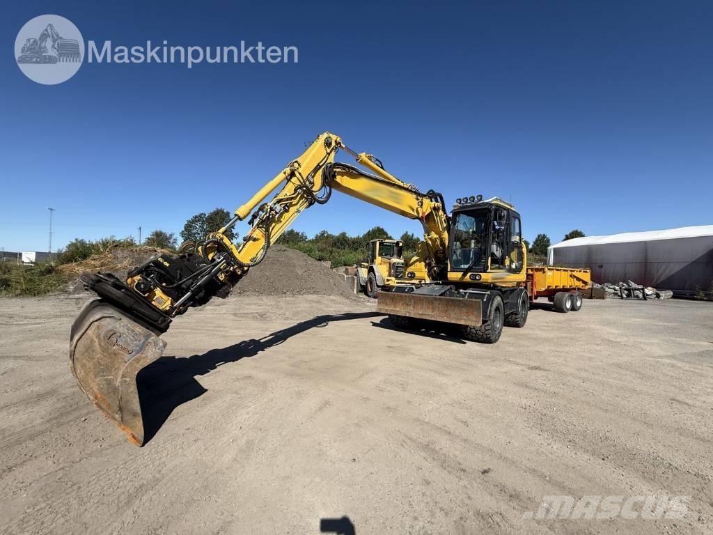 Komatsu PW 158 Wheeled excavators