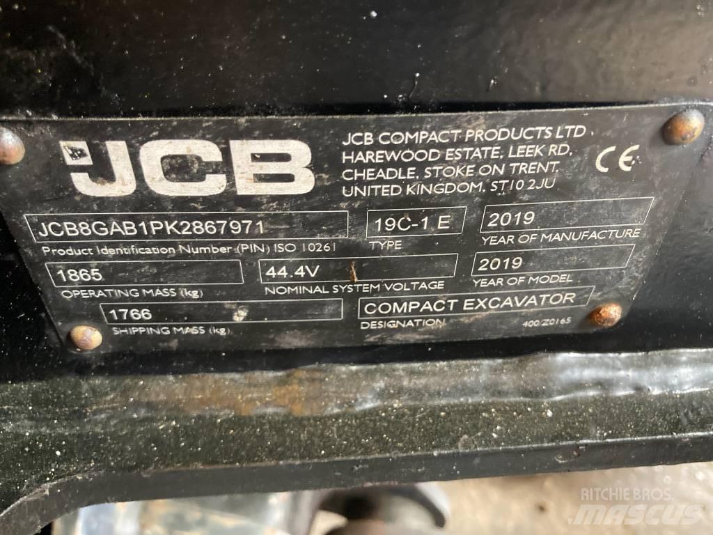 JCB 19C-1ETEC Mini excavators < 7t (Mini diggers)