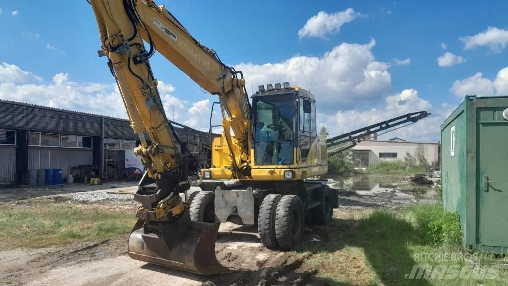 Komatsu PW 140-7 Wheeled excavators