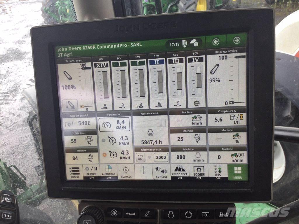 John Deere 6250R Tractors