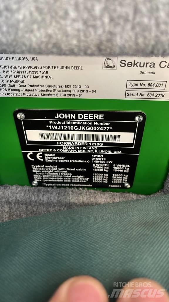 John Deere 1210G Forwarders