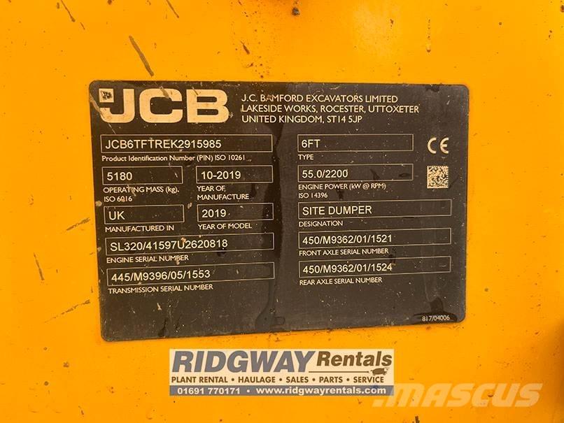 JCB 6 FT-2 Site dumpers