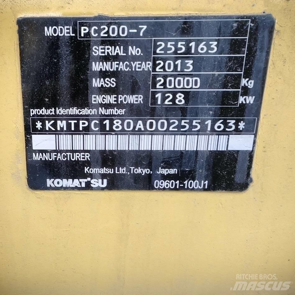 Komatsu pc200-7 Crawler excavators