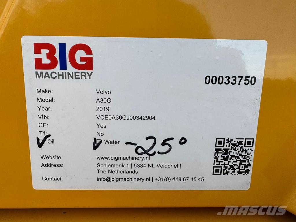 Volvo A30G Articulated Dump Trucks (ADTs)