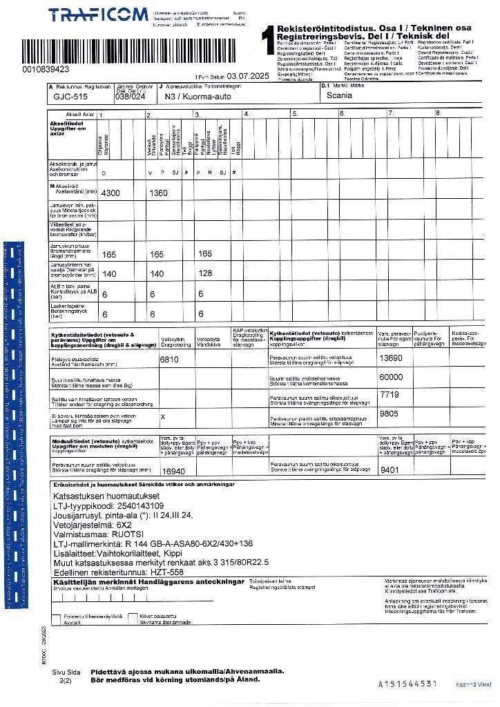 Scania R 144 Hook lift trucks