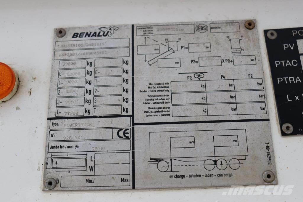 Benalu semis benne Tipper semi-trailers