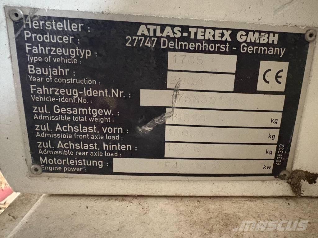 Terex 1705m Backhoe loaders