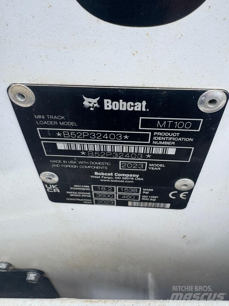 Bobcat MT 100 Crawler loaders