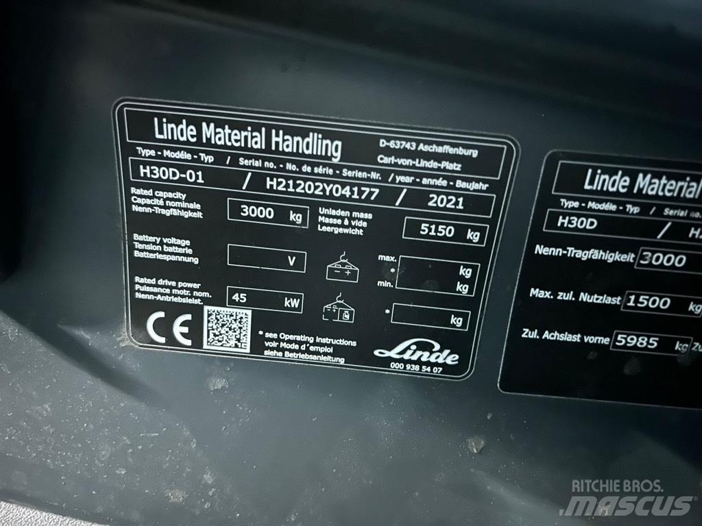 Linde H30D/1202 Diesel trucks