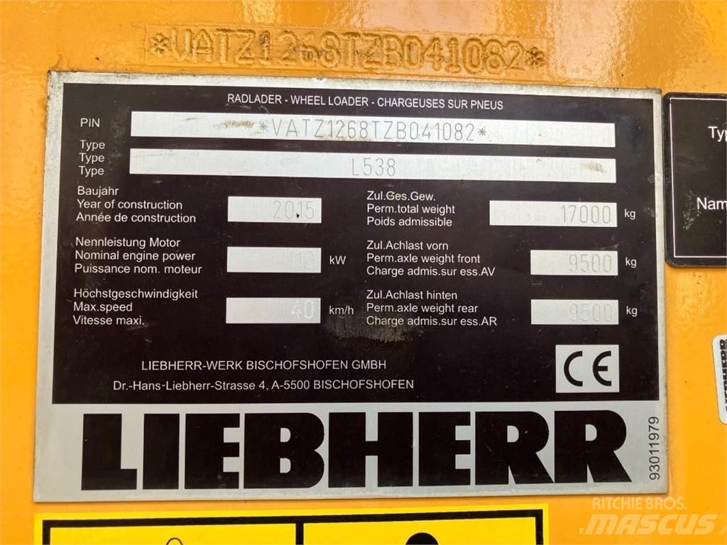 Liebherr L538 Wheel loaders