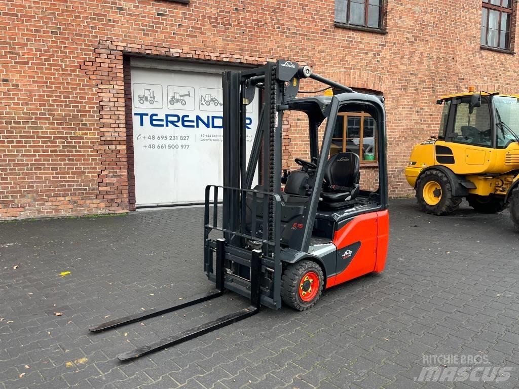 Linde E 15 Electric forklift trucks