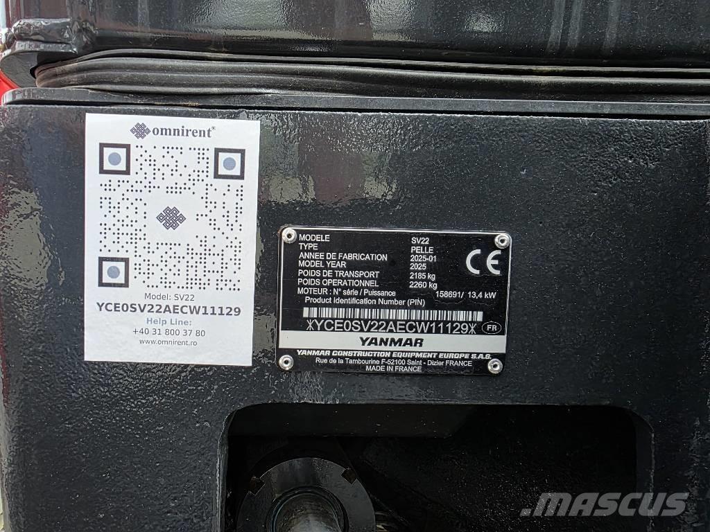 Yanmar SV 22 Mini excavators < 7t (Mini diggers)