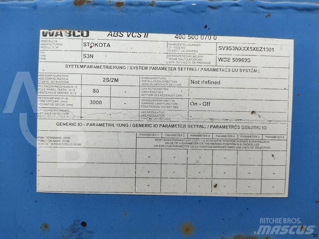 STOKOTA S3N Low loader-semi-trailers