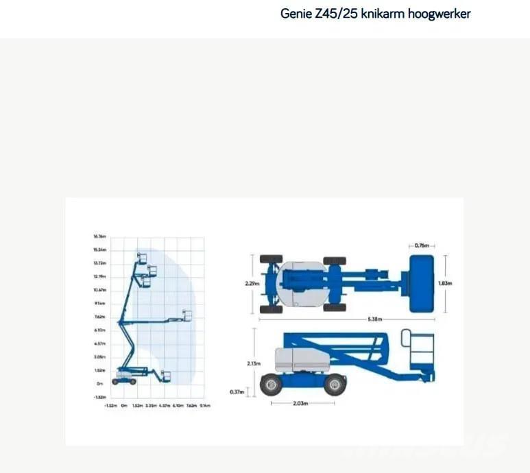 Genie Z45/25 Articulated boom lifts