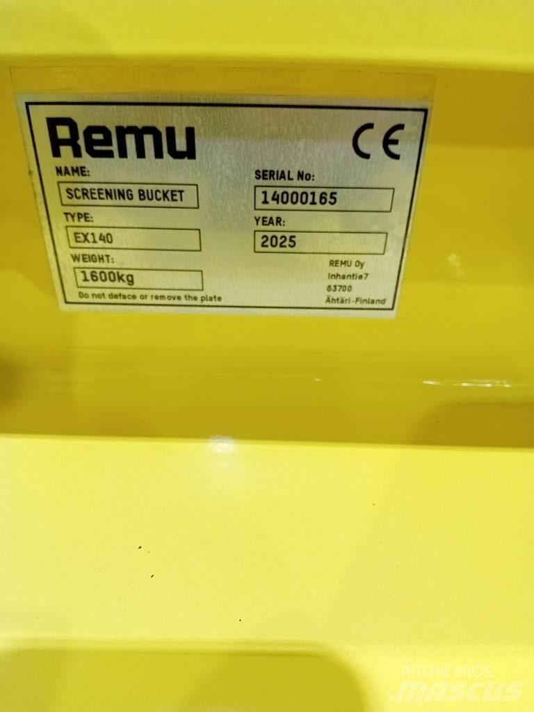 Remu EX140 Screening buckets