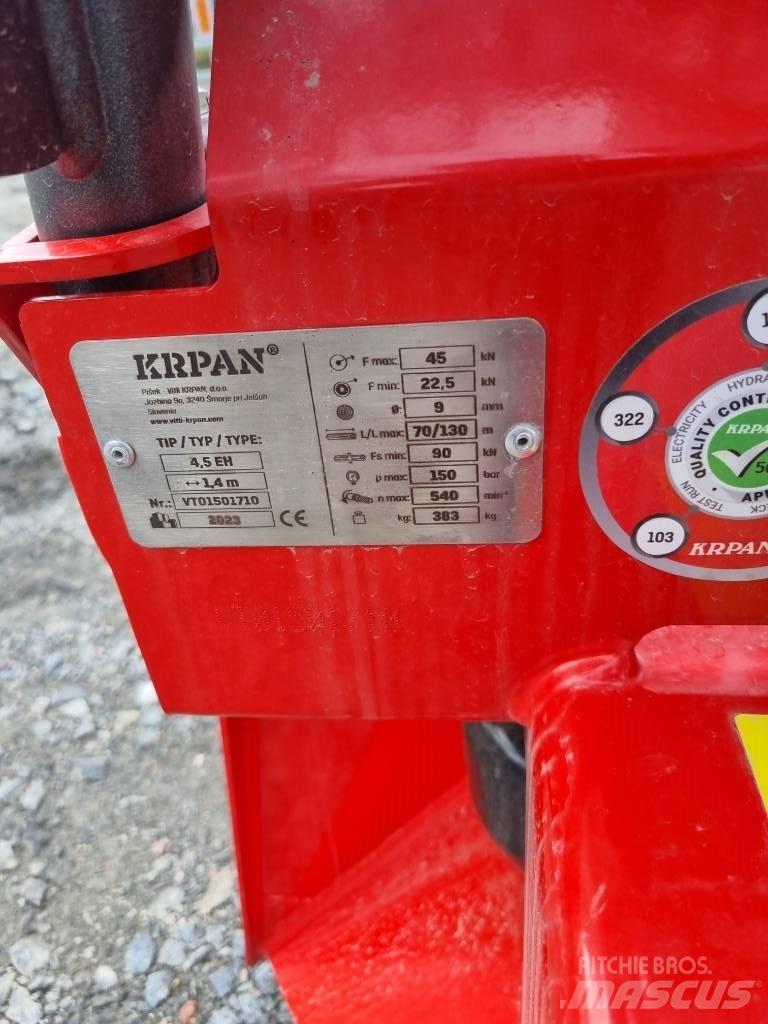 Krpan 4,5EH Winches