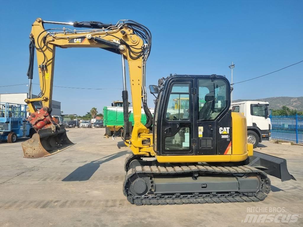 CAT 308 E 2 CR Midi excavators  7t - 12t