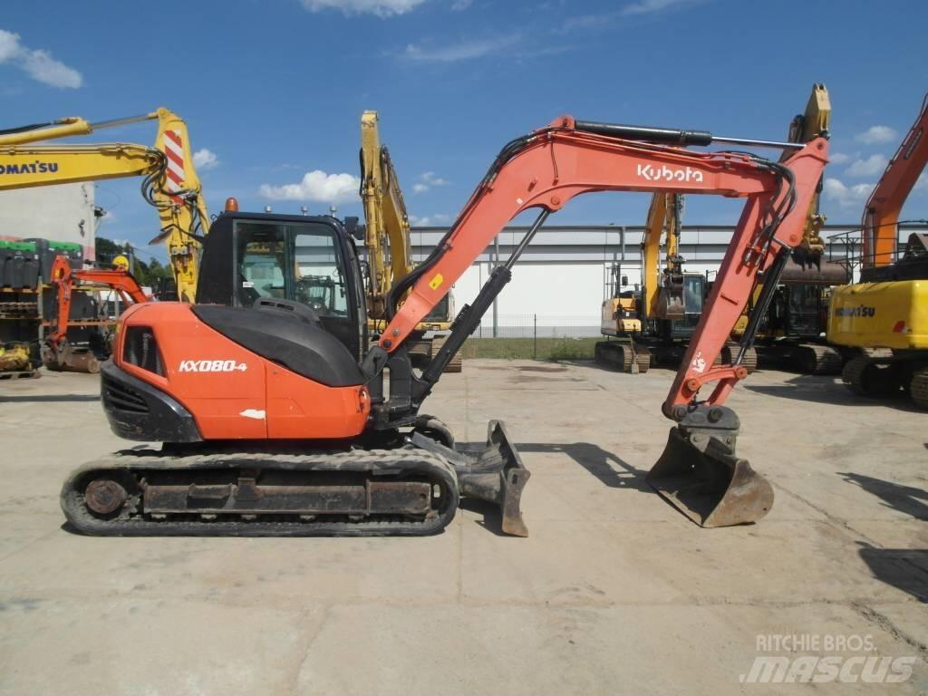 Kubota KX 080-4 Midi excavators  7t - 12t