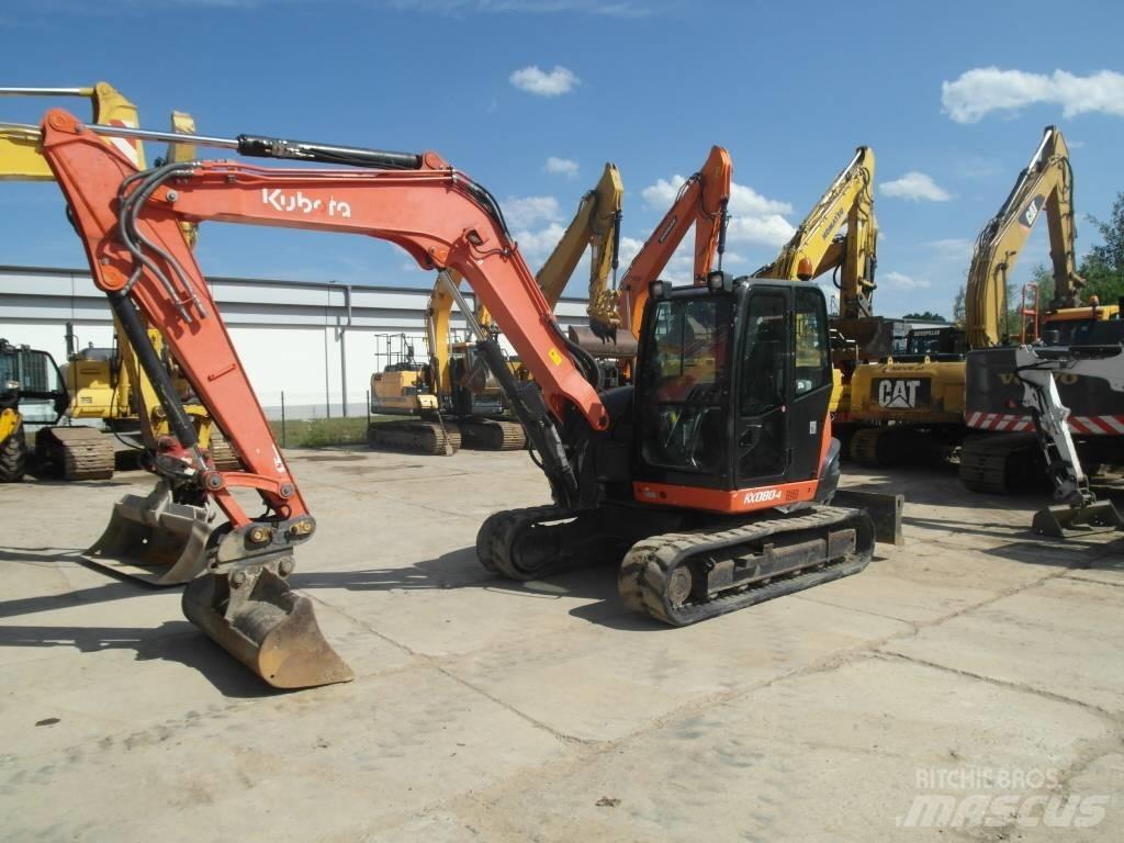 Kubota KX 080-4 Midi excavators  7t - 12t