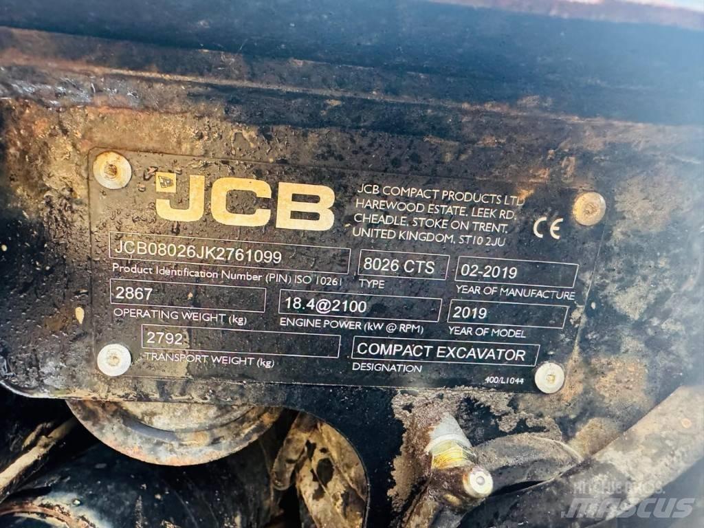 JCB 8026 CTS Mini excavators < 7t (Mini diggers)